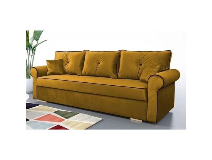Sepro Meble Sofa Muskat Gelb TOP Mit Schlaffunktion, 237x76x85 cm, Wohnzimmer, Sofas & Couches, Sofas