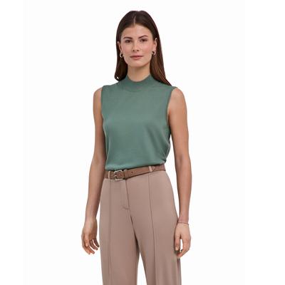 Tanktop FALKE "Pure Merino Wool", Damen, Gr. XL, grün (sea breeze (7496)), Westen Tanktop