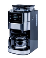 Tornado TCM 1025A-GS Filterkaffeemschine mit integ. Kegelmahlwerk 12 Tassen Kaffeemaschine (TCM1025A-GS)