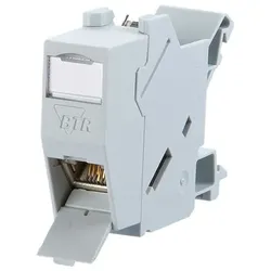 Steckverbinder E-DAT modul REG 8(8) IP20, Cat. 6, lichtgrau - lichtgrau