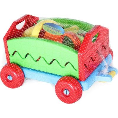 Outdoor Active Nachziehwagen mit Eimergarnitur 6-teilig