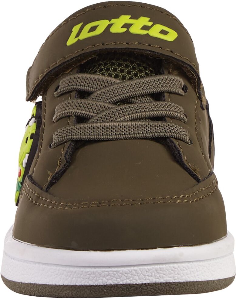 Sneaker LOTTO, Jungen, Gr. 21, grün (olive, lime), Synthetik, Schuhe Sneaker