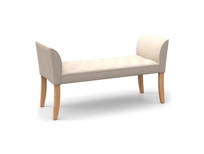 Sitzbank mit Lehne LUBA beige