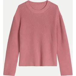 Pullover aus Bio-Baumwolle Rosa L