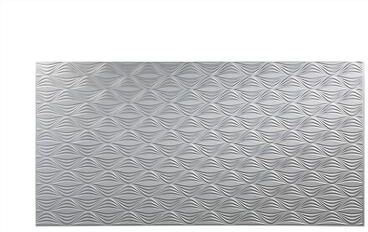 Fasade FASÄDE Shallot 4-foot x 8-foot PVC Wall Panel in Argent Silver