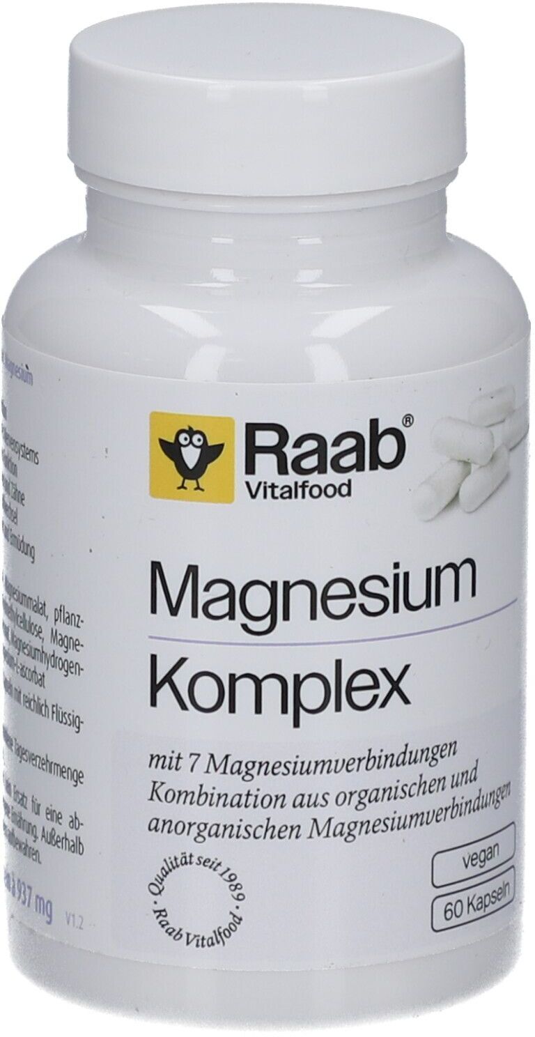 Raab Vitalfood Magnesium Komplex Kapseln 60 St