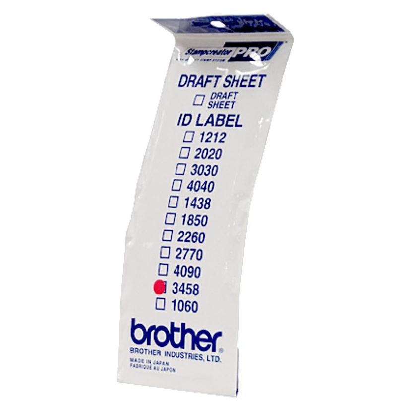 Brother ID3458 12 Aufkleber 34x58 mm (1x12 Stck.) (34 mm) (ID3458)
