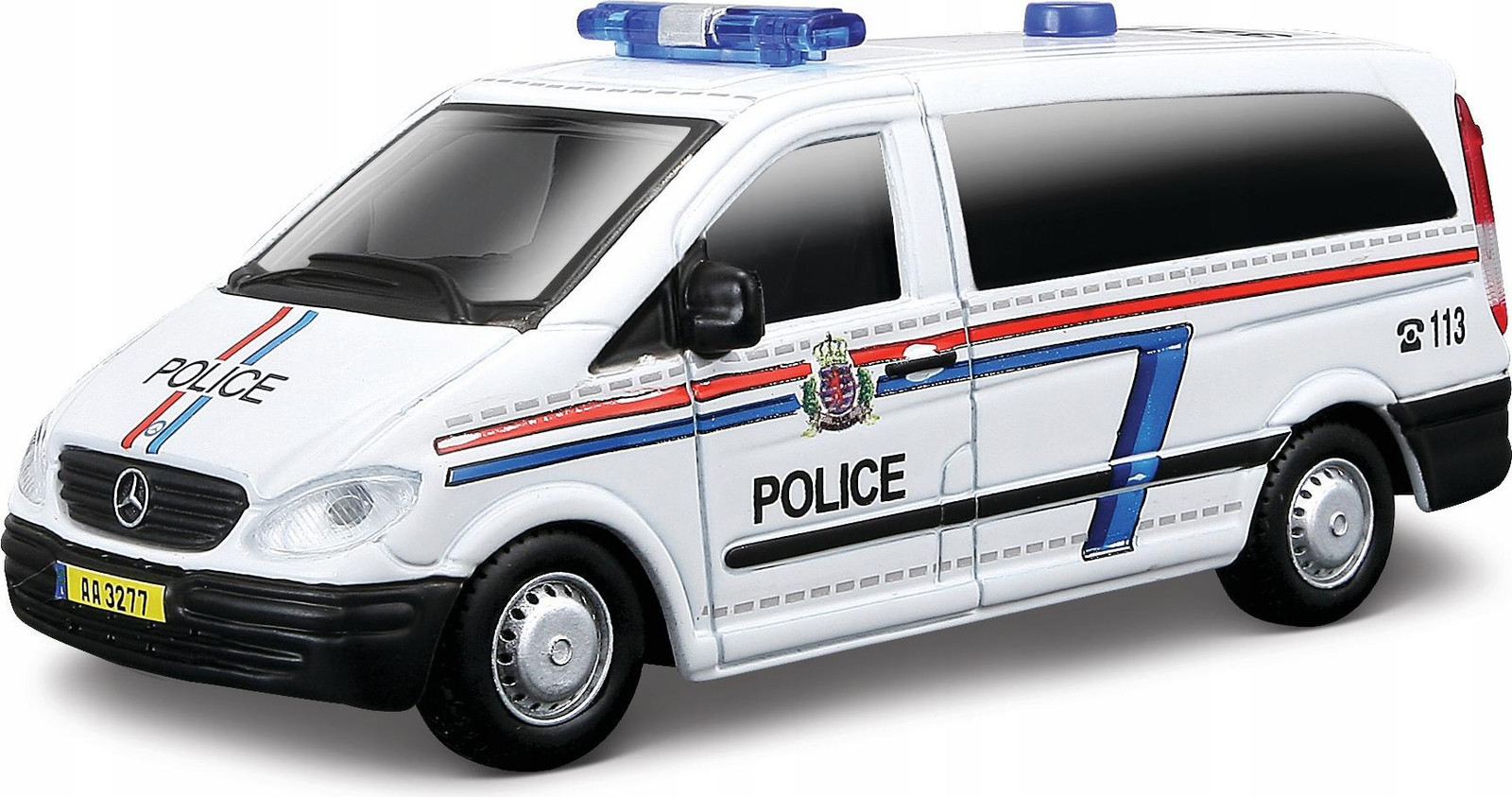 Bburago Mercedes Vito Politieauto Schaalmodel 1:50