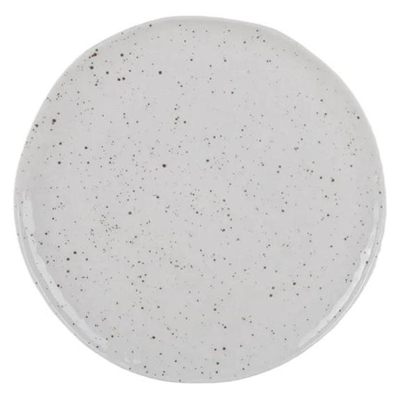 Domoletti Plate dessert Stracciatella, Ø 21.8cm brown/white (21.80 cm) (69678486)