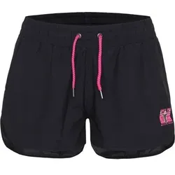 CHIEMSEE Badeshorts mit Print am Bein, Größe S in Schwarz 90