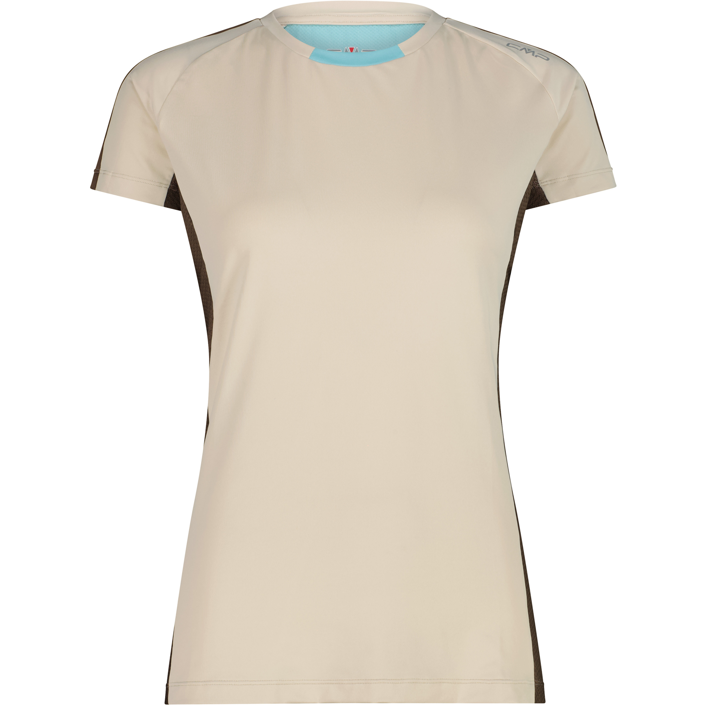 CMP Stretch Damen T-Shirts beige Größe L Trekking Kühlend