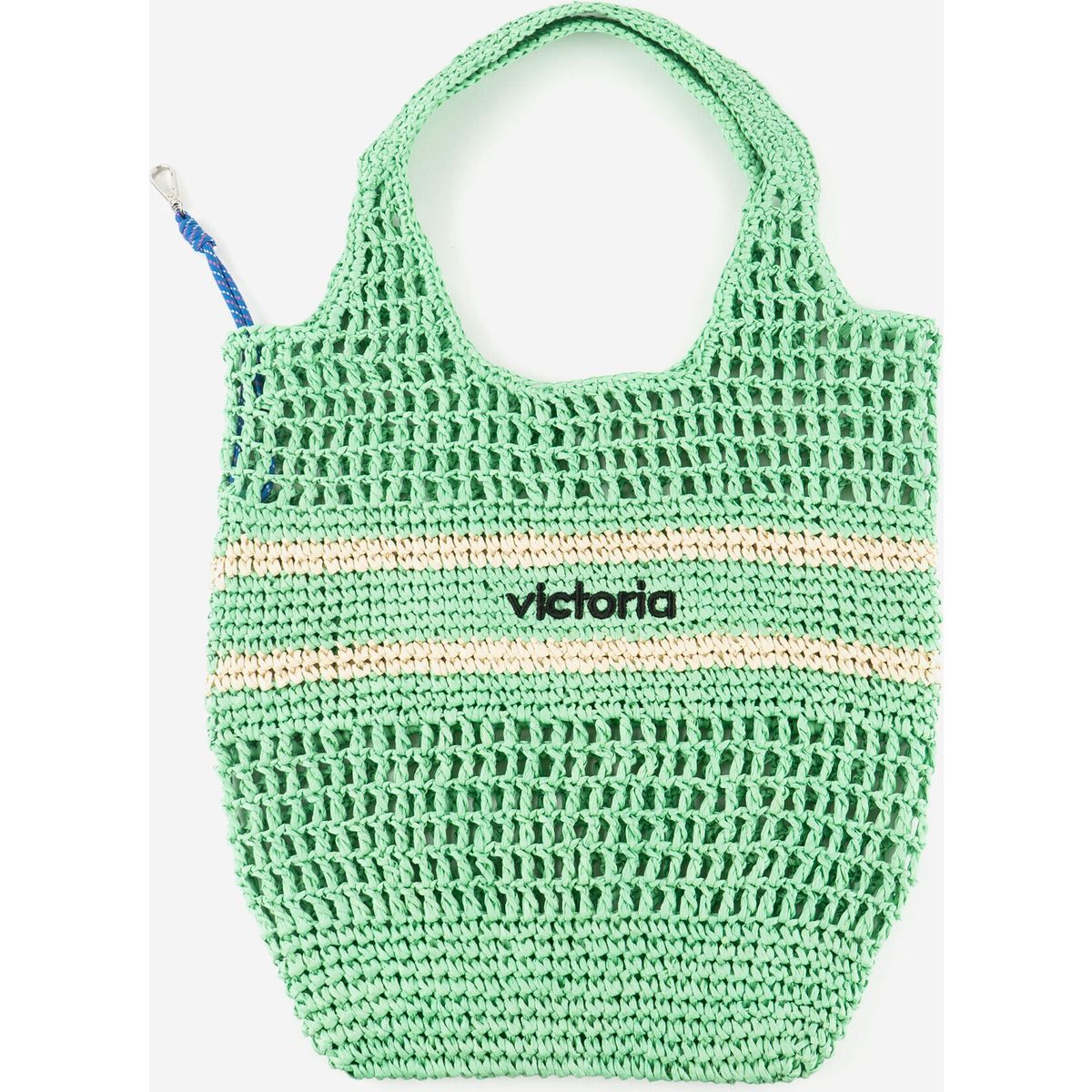 Victoria Bolso Rafia Rayas Women verde (60) UN 9226000-60-UN
