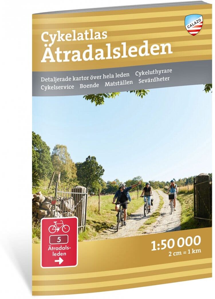 Atlas cycliste - Ätradalsleden (Suède)   Calazo