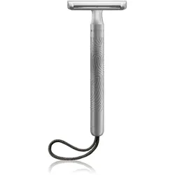Mühle, Rasierhobel + Rasiermesser, Unisex-Rasierhobel COMPANION f. Körper- u. Gesichtsrasur, Metall, silber