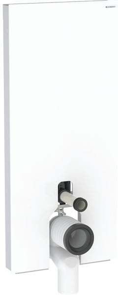 Geberit Monolith WC module 131233SI5 Hauteur 114 cm, verre blanc