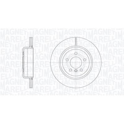 MAGNETI MARELLI Bremsscheibe 361302040792 330mm 20mm