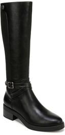 Women's Brittany Riding Boot by LifeStride in Black Faux Leather (Size 10 M)