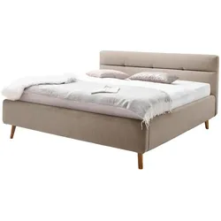 meise.möbel Polsterbett Lotte 140 x 200 cm Stoff Beige