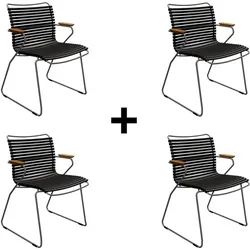 Click Set Stühle 4tlg. schwarz