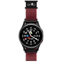 Lupus-Electronics ANIO Armband, red (Nylon), Uhrenarmband, Rot
