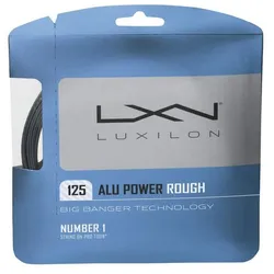 Tennissaite - Luxilon - ALU POWER Rough - silber - 12,2 m