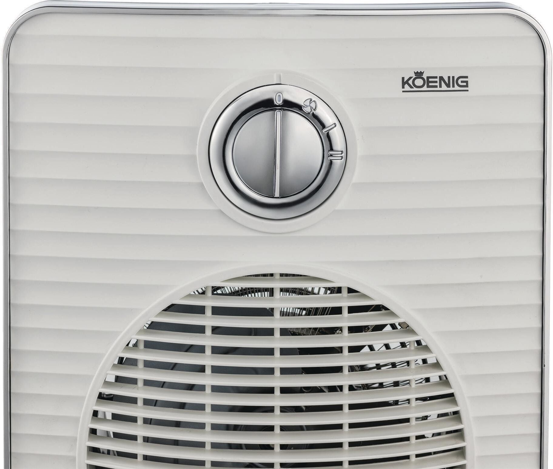 KOENIG Schnellheizlüfter "Alassio Piccolo 2000 W", weiss (weiß), B:32cm H:13cm T:24,5cm, Heizstrahler, Schnellheizlüfter weiß Einheitsgröße
