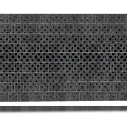zaun|zu® Sichtschutzstreifen TUPFEN - Bedruckter Sichtschutz 2,5m x 1,8m