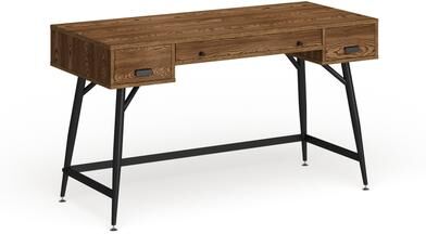 Modway Walnut Finish Contemporary Surplus Desk