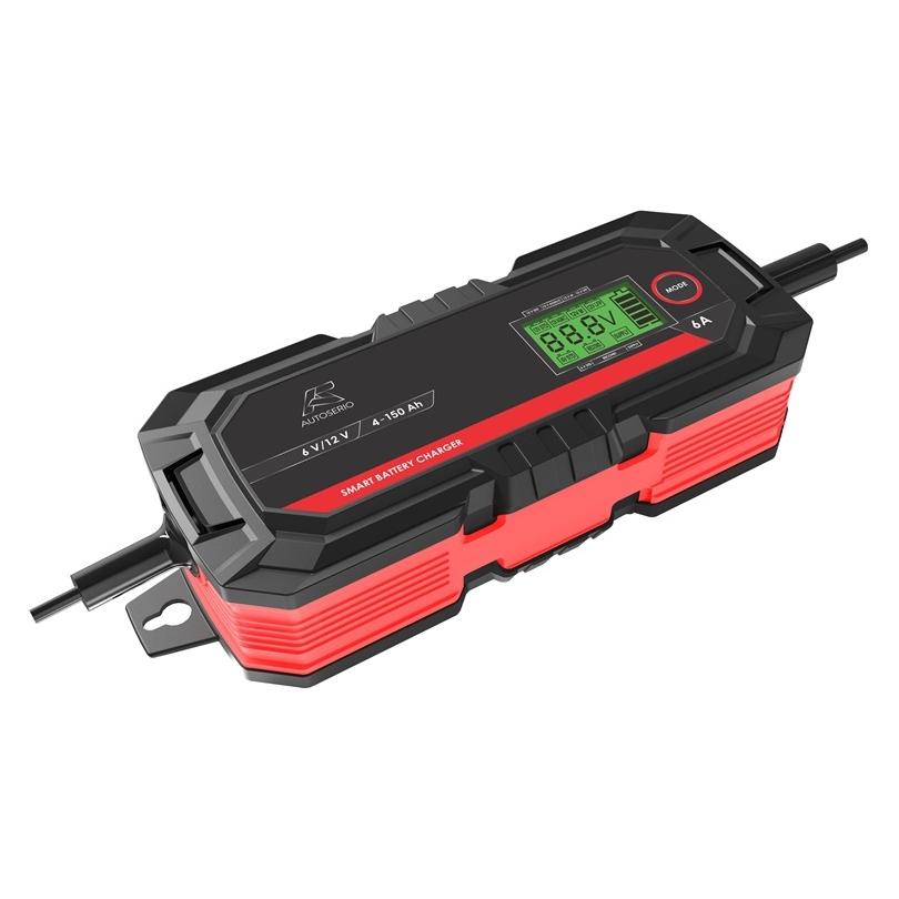Autoserio BATTERY CHARGER 150AH 6A (5 A, 12V, 6V) (BT03-Z6.0A-P1)
