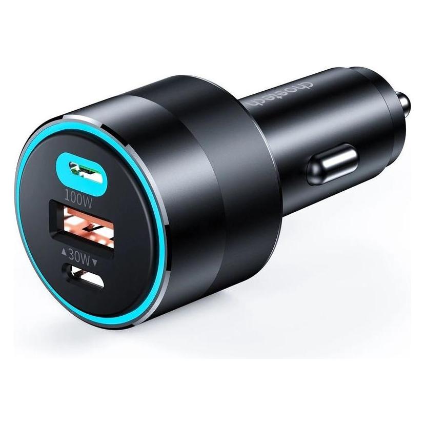 Choetech TC0011 car charger 130W 2x USB C 1x USB A (black) (TC0011)