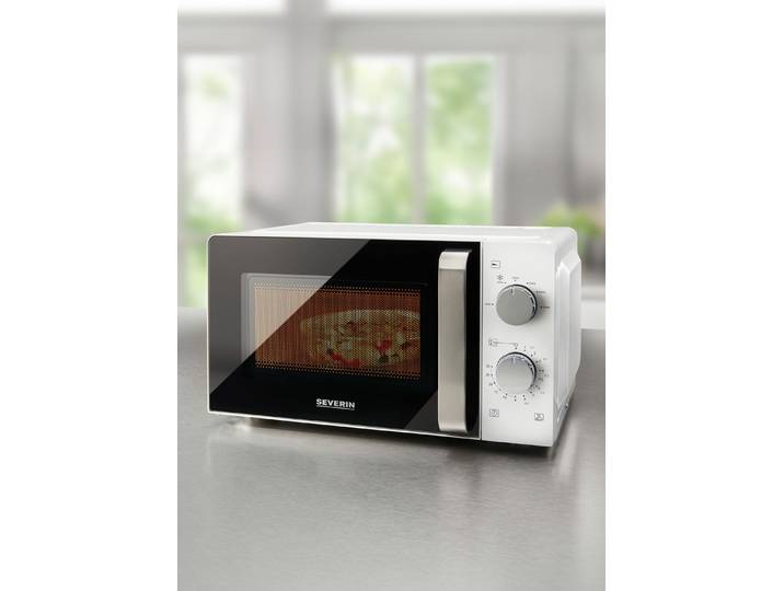Severin MW7885 Mikrowelle Solo, Weiss