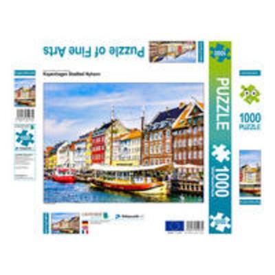 CALVENDO Puzzle Kopenhagen Stadtteil Nyhavn | 1000 Teile Lege-Größe 64x48cm Foto-Puzzle für glückliche Stunden