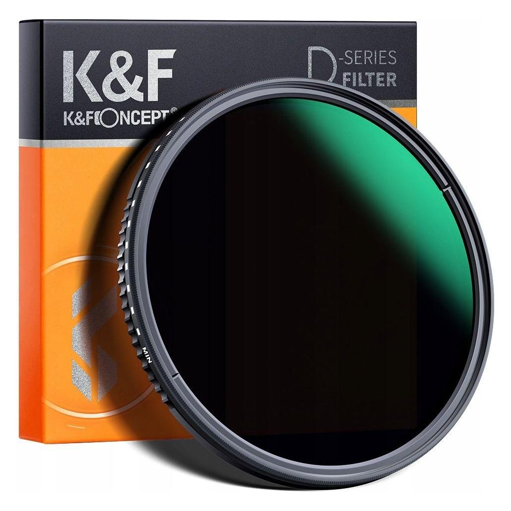 K&F Concept Filtr Kf Filtr K&f PeŁny Szary Regulowany Nd3-nd1000 77mm / 77 Mm /kf01.1837 (77 mm, ND- / Graufilter) (35590023)