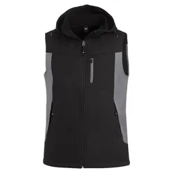 Softshellweste "JUSTUS" - 3XL - grau/schwarz