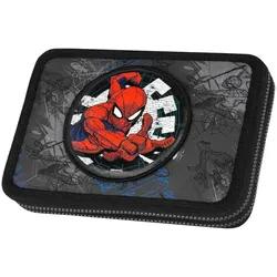 McNeill Spider-Man Weiches Federmäppchen Schwarz, Blau, Grau, Rot