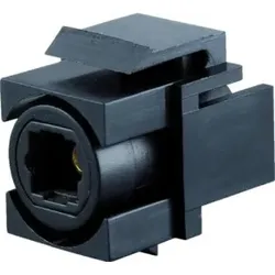 Bachmann 918.045 Toslink Lichtleiter Audio Keystone Buchse Buchse schwarz 918045
