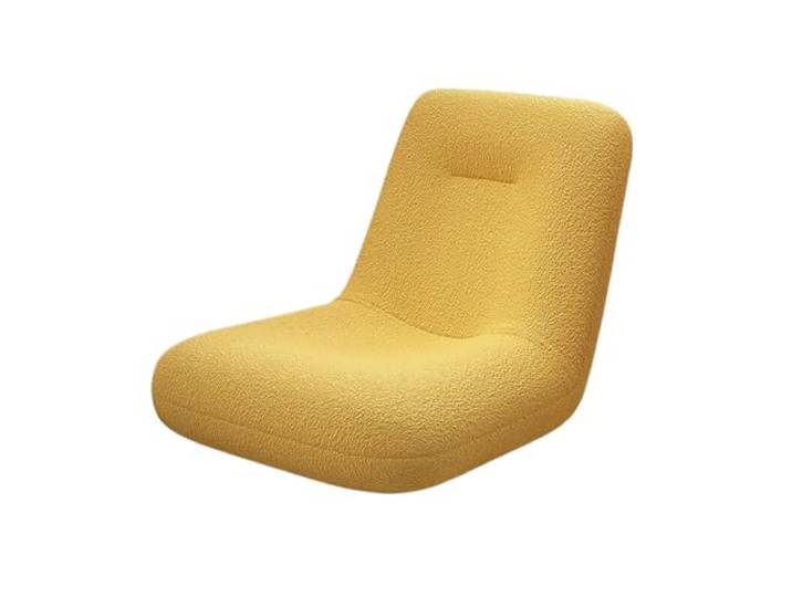 Xumh2024-3 Sitzsack Erkerfenster, Lazy-Sofa, Bett, Rückenlehne, Stuhl, Einzel-Tatami-Sitz, zusammenklappbarer Schlafsaal(Yellow)