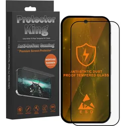Protectorking 3x 9H Panzerglas Ultra-Wide-Fit Gaming matt (3 Stk., Google Pixel 10a), Smartphone Schutzfolie