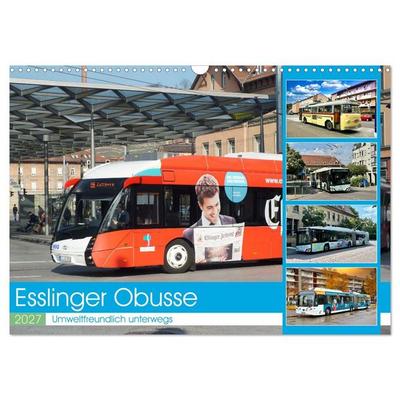 Esslinger Obusse (Wandkalender 2027 DIN A3 quer), CALVENDO Monatskalender