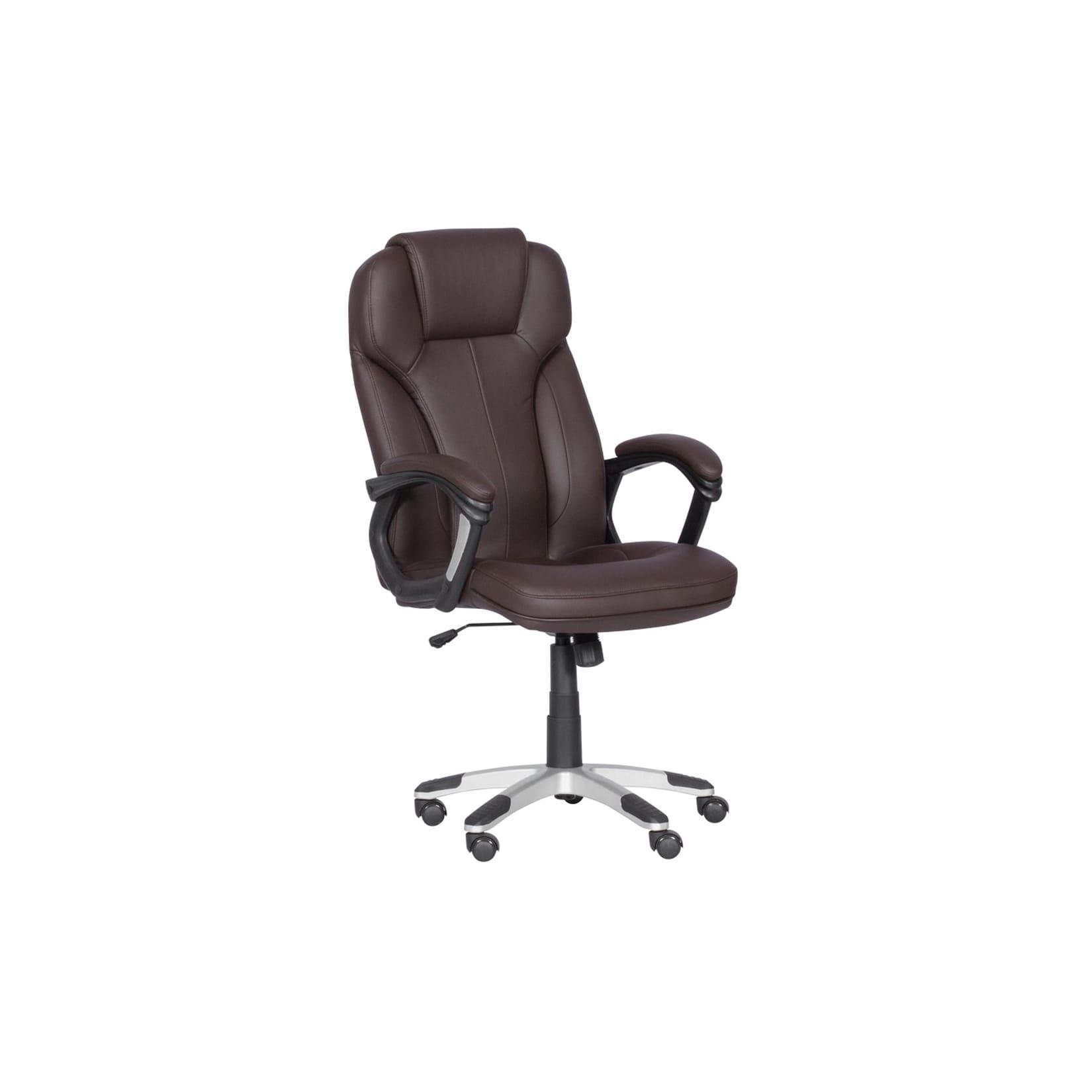 Carmen 6514 Chefsessel mit Kunstleder – Dunkelbraun