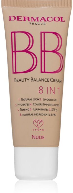 Dermacol Beauty Balance BB crème hydratante SPF 15 N.2 Nude 30 ml