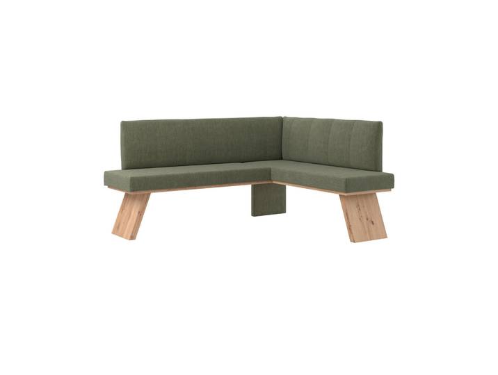 Livetastic Eckbank, Grün, L-Form, 160x140 cm, Esszimmer, Bänke, Eckbänke