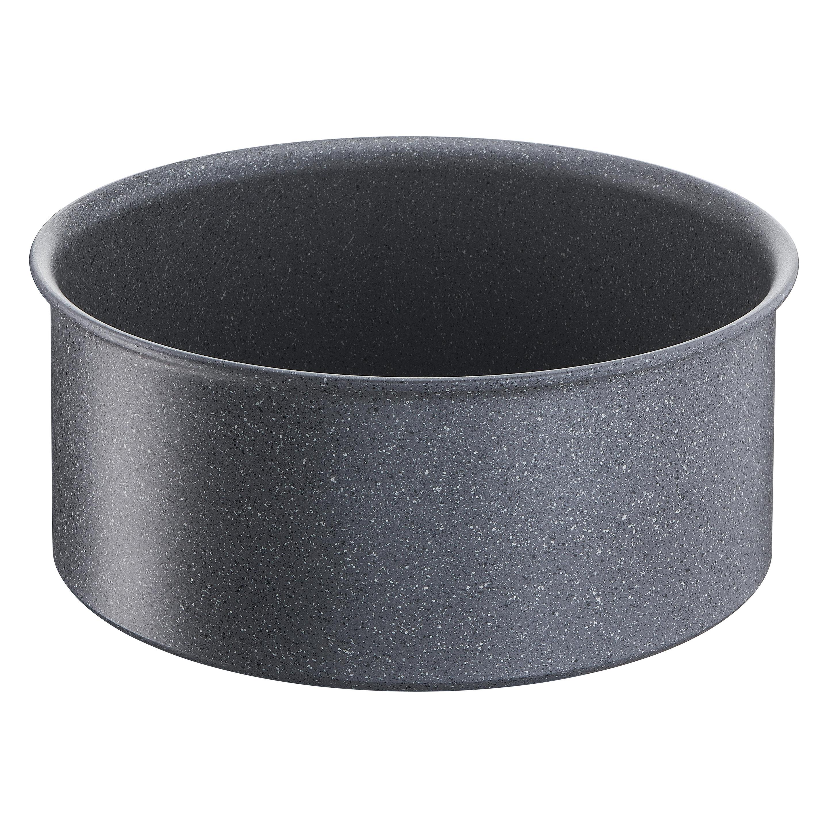 Lagostina Ingenio Mineralis Grüne runde Kasserolle ¥ 20 cm, 100% recycelte Aluminiumkasserolle (Bratpfanne, Kochtopf, Aluminium, Edelstahl, 21.50 x 9.40 cm) (012164031020)
