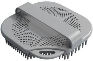 Multicon Wholesale Hub Exfoliating Scrub Brush, Soft Silicone Body Scrubber For Mud Removal And Skin Care gray