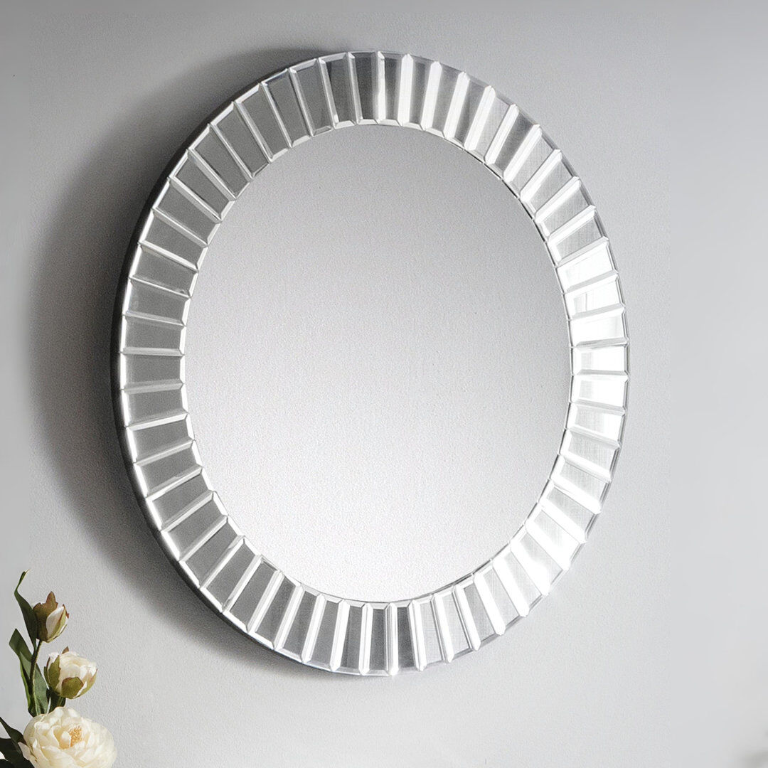 Fairmont Park Corrado Flat Mirror Silver 60cm H X 60cm W X 2cm D