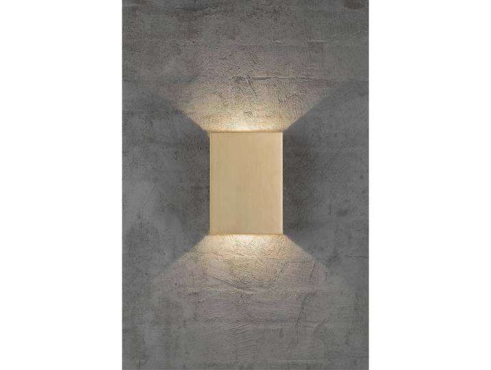 home24 LED-wandlamp Fold XI 15 x 21 x 5cm messing