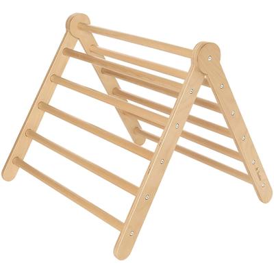 Klettergerüst PINOLINO "Kletterdreieck »Kari«", beige (natur), Klettergerüste, Kinder, B/H: 75cm x 62cm, Made in Europe, B:75cm H:62cm L:68cm