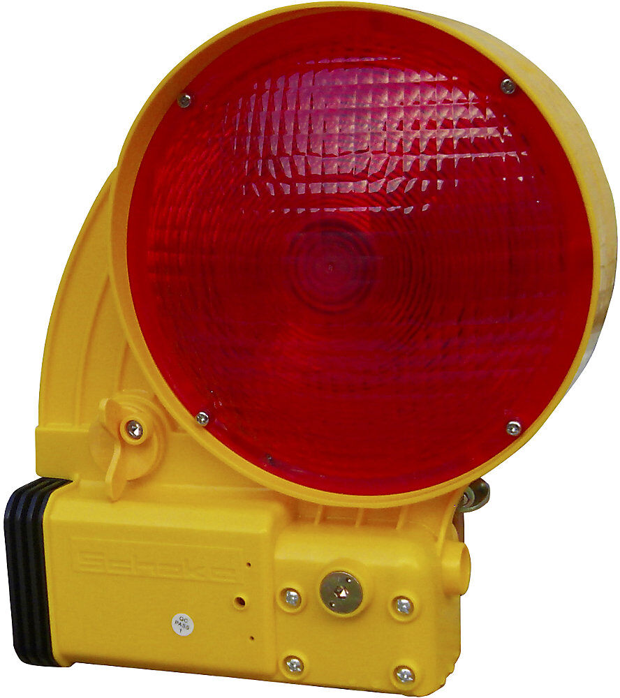 Bakenleuchte, Lichtaustritt einseitig, rot Schake
