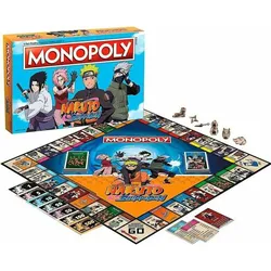 Eleven Force Monopoly Hasbro Naruto Shippuden Sprache: Spanisch (Spanisch, 2 - 6 Spieler)