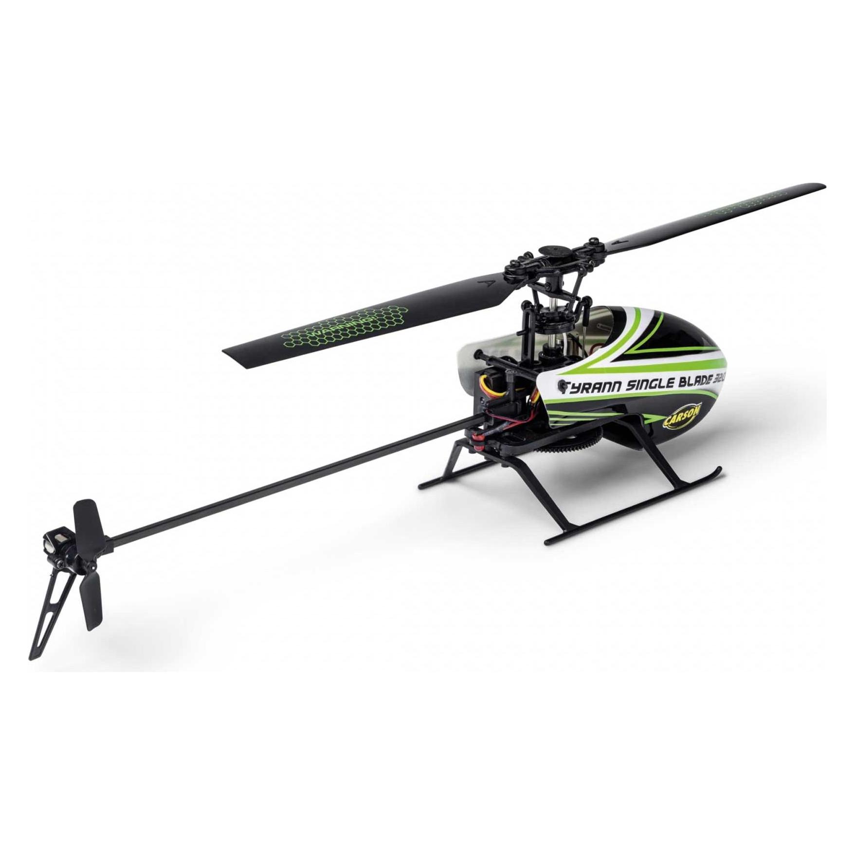 Carson Modellsport Tyrann Single Blade 320 2.4G 100%RTF grü RC Hubschrauber RtF (507171)